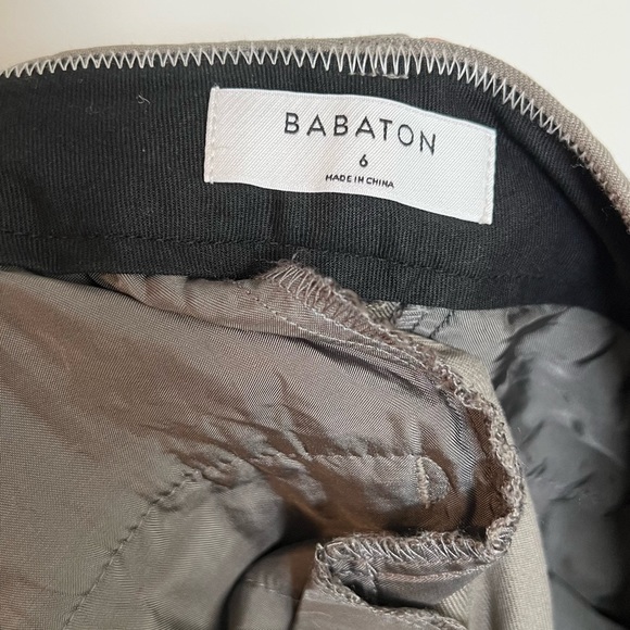 Babaton Green pleated Pants Size 6 - Picture 4 of 6